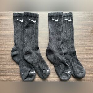 Black Nike Everyday Plus Cushioned Crew Socks